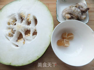 冬瓜酿虾的做法步骤：1