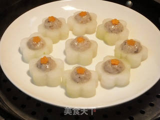 冬瓜酿虾的做法步骤：8