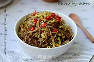 秋季养生素菜----豆芽炒粉条的做法步骤:14