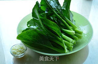 白灼菜心的做法步骤:2