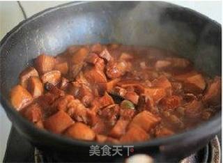 大热天吃香而不腻五花肉的完美做法——杏鲍菇韩味红烧肉的做法步骤:13