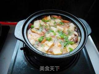 番茄鸡枞油煮凉粉的做法步骤:7