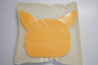 皮卡丘芝士烤吐司的做法步骤:2