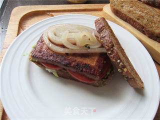 香草烤豆腐三明治的做法步骤:20
