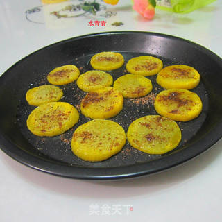 烤椒盐南瓜片的做法步骤:9