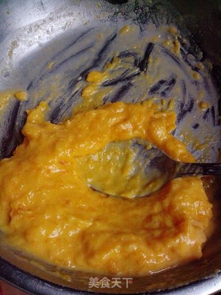 【仿真蛋糕卷】南瓜红豆馒头卷的做法步骤:7