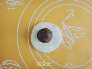 小米豆沙粑粑的做法步骤:6