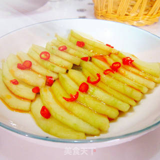 炝香瓜的做法步骤:9