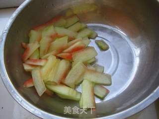 醋溜西瓜皮的做法步骤:2