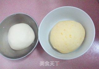 【仿真班戟】南瓜馒头的做法步骤:4
