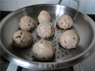 养生杂粮红豆窝头的做法步骤:14