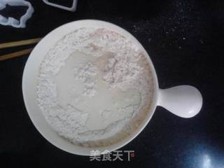 香脆炼乳奶香饼干的做法步骤:3