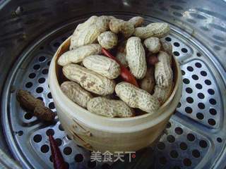 笼蒸花生的做法步骤:4