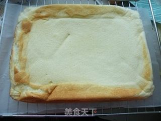 奶油蛋糕卷的做法步骤:11