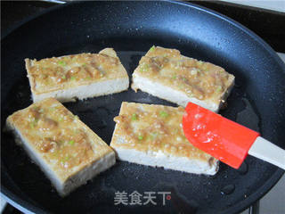 大酱煎豆腐的做法步骤:5
