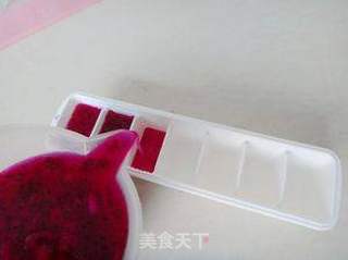 火龙果冰棒的做法步骤:5