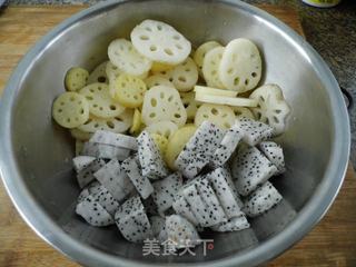 【蜜娇颜】莲藕火龙果的做法步骤：8