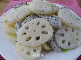 【蜜娇颜】莲藕火龙果的做法步骤：12