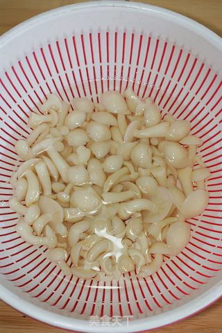 凉拌白玉菇的做法步骤:3
