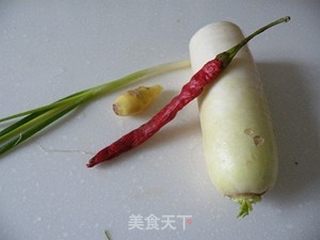 快手做素菜-----素炒白萝卜丝的做法步骤:2