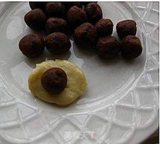 带馅的饼干-----豆沙蛋奶小馒头的做法步骤:6