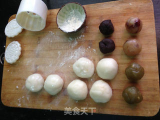 香甜冰皮月饼的做法步骤：10