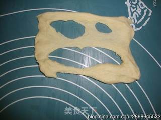 马苏里拉肉松面包的做法步骤:3