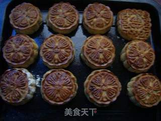 广式五仁月饼的做法步骤:19