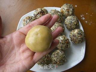 广式五仁月饼的做法步骤:16