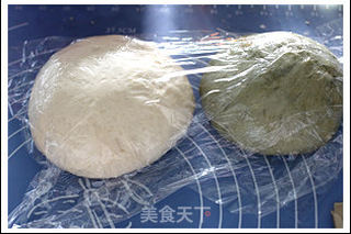 双色抹茶吐司的做法步骤:12