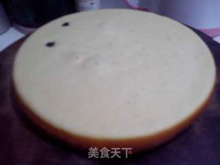 松软可口色泽金黄的———电饭锅海绵牛奶葡萄干蛋糕的做法步骤:11