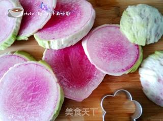 减肥的开胃菜---心里美泡菜的做法步骤:2