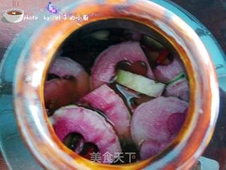 减肥的开胃菜---心里美泡菜的做法步骤:5