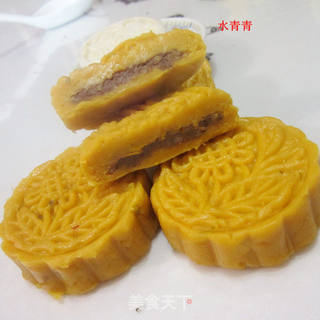 不用烤的豆沙月饼的做法步骤:17