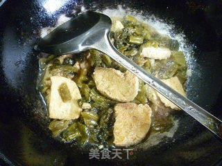 酸菜烧素鸡的做法步骤：12