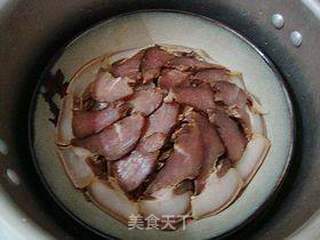 蒸菜更美味---------【干豆角蒸腊肉】的做法步骤:10