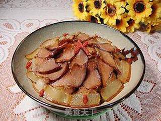 蒸菜更美味---------【干豆角蒸腊肉】的做法步骤:11