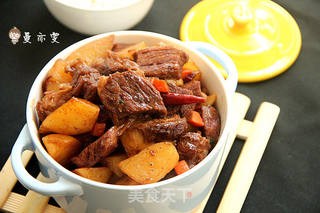 土豆烧牛肉的做法步骤:15