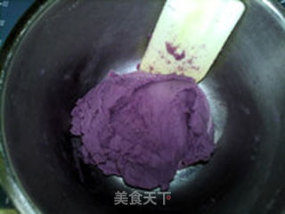 桃山紫薯奶香樱桃月饼的做法步骤:11