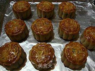 月圆中秋--------【广式豆沙月饼】的做法步骤:14