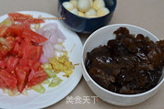 西红柿木耳烩小蛋的做法步骤:3