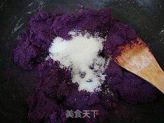 月饼馅料自己做-------【奶香紫薯馅】的做法步骤:3