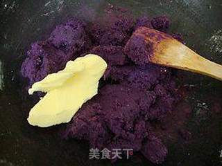 月饼馅料自己做-------【奶香紫薯馅】的做法步骤:4