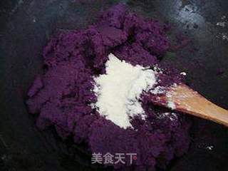 月饼馅料自己做-------【奶香紫薯馅】的做法步骤:5