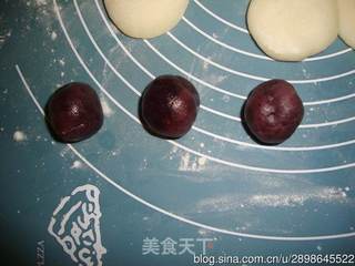 紫薯冰皮月饼的做法步骤:10