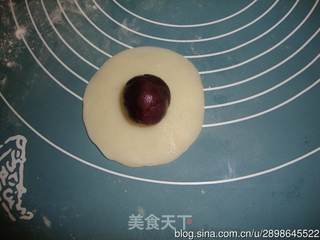 紫薯冰皮月饼的做法步骤:11