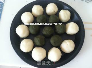 抹茶馅冰皮月饼的做法步骤:9