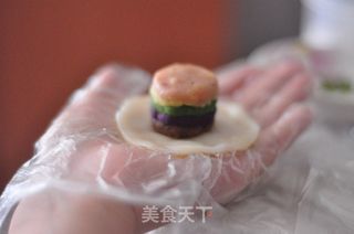 彩虹冰皮月饼的做法步骤：16