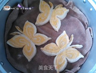 双色蝴蝶馒头的做法步骤:14