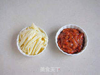 【米饭鸡蛋饼】--- 一碗剩米饭的华丽转身的做法步骤:3